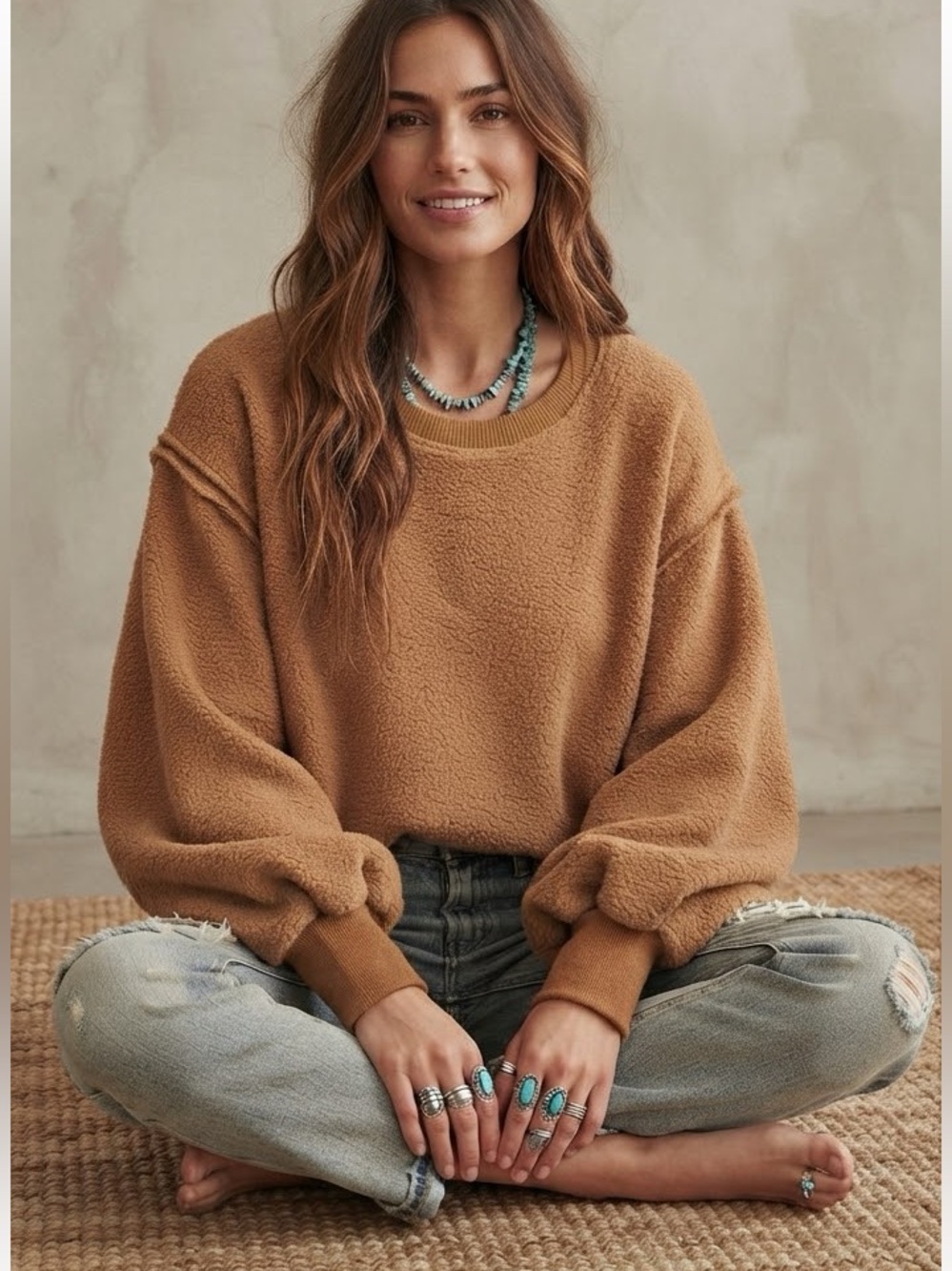 Free People We The Free Cozy Camden Sweatshirt Size XS